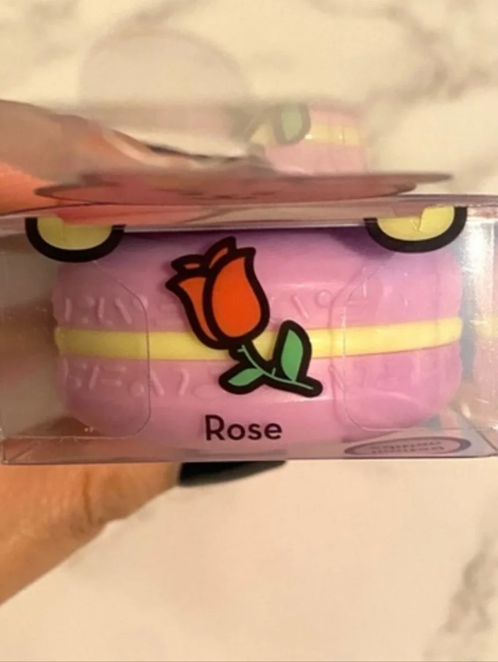 The Creme Shop BT21 COOKY Rose Macaron Lip Balm - Moisturizing & Nourishing